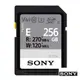 【SONY 索尼】SF-E256 SD記憶卡 256G 支援4K/2K 攝影 (公司貨)