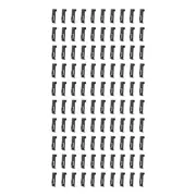 100 PCS Gridwall Utility Hook Grid wall Panel Display Picture Notch Black