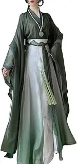 [Generic] Hanfu Dress for Women, Ancient Traditional Clothing Hanfu Tang Made Costume Hanfu Dress Cosplay Costume