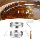 Double Sieve Honey Strainer Honey Extraction Bee Keeping Equipment Filter
