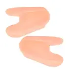 2 pairs Silicone Toe Spacers Comfortable Soft A-Shaped Toe Spreader Flexible