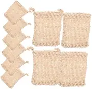 Beaupretty 10pcs Foaming Pouches Mesh Soap Bags for Exfoliating Handmade Soap Storage Portable Shower Supplies Weave Bath Cloth for Skin