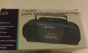 VintageNewtech Portable Am/Fm Radio wCassette Player PC-110 Brand New Never Open
