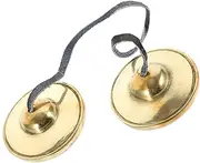 Milisten Meditation Cymbals Copper Finger Cymbals for Yoga Meditation Portable Design Craftsmanship for Zen Practices Percussion Instruments