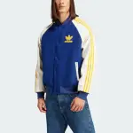 【ADIDAS 愛迪達】SST VARSITY 男 外套 夾克 飛行外套 亞洲版 休閒 經典 保暖 寬鬆 藍黃(IL2574)