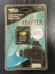 MADCATZ RF ADAPTER Compatible with PlayStation 1 & 2, N64, GameCube & Xbox. NEW