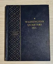 Whitman Coin Album Washington Quarters 9419 1965- Copyright 1967