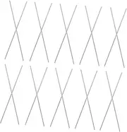 Precision Gear Shafts 100pcs Axle Wheel Set for Rc Toys Practical for DIY Model Cars Helicopters Silver