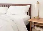 Organic Cotton Percale Queen Sheets - 4 Piece Set, GOTS Certified, Soft, Smooth,