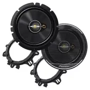 Pioneer TS-A1671F 320 Watt 6.5" 3-Way Coxial Car Audio Speakers 6-1/2" PAIR