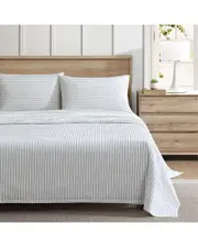 Eddie Bauer 200 Thread Count Essential Stripe Percale Sheet Set