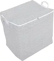 Alipis Capacity Fabric Storage Organizer for Clothes Blankets and Comforters Storage Bag with Handles for Easy Moving for Home Moving and Seasonal Storage