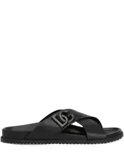 [Dolce & Gabbana] Dolce & Gabbana-Sandali Slides Con Logo Dg-Uomo 43 IT