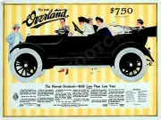 1916 Overland 9" x 12" Metal Sign