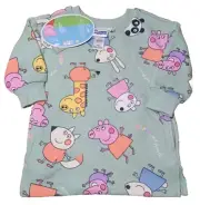 New With Tags: Girl's Green Peppa Pig & Friends Jumper Size 1 Years Winter