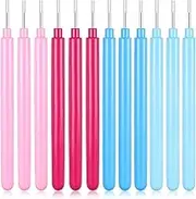 12 Pcs Paper Quilling Tool Slotted Kit Rolling Curling Quilling Supplies Needle Pen DIY Card Flowers-Making Paper Pen for Art Craft Handmade Tools DIY Card Making, 4 Colors