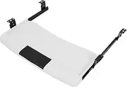 Angoily 1 Set Under Desk Keyboard Tray with Silent Slide Out Drawer Storage Plate for Office Easy Installation Organizes Keyboard and Mouse Material