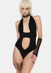 Take The Plunge Cutout Bodysuit