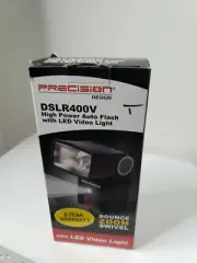 Precision Design High Power Auto Flash with LED Video Light-DSLR400V