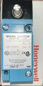 Honeywell LSQ113 Heavy Duty Limit Switch 10 Amps 600 Vac Micro Switch. New! E3