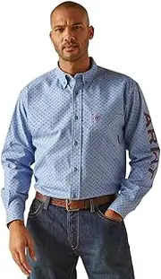 [ARIAT] Men's Fire Resistant Gunner Logo Durastretch Work Shirt