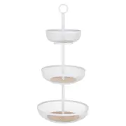 Ladelle Olsen White 3 Tier Mesh Fruit Basket