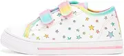 [EUXTERPA] Kids Toddler Sneakers Boys Girls Canvas Shoes Walking Sneaker with Easy Fasten Strap