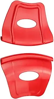 Baceyong Motorcycle Tyre Tire Installation Rim Protectors, ATV Quad Motorcycle Tyre Tire Installation Rim Shields Guards, Red