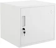 File Cabinet Small Single-Door Locking File Cabinets Desktop Iron Short Cabinet Office Data Storage Cabinet Password Storage Cabinet Office Drawer