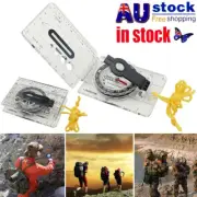 Maps Army Lensatic Orienteering Pocket Compass Camping Military Baseplate Hiking
