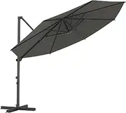 Baser Original Cantilever Aluminium Umbrella 3 m – Premium Outdoor Umbrella, Ventus™, 360Tilt Control™ System, UV-Protective 250 g/m² Solution-Dyed ReSun™ Polyester, Fade Resistant