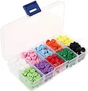 750 Pcs Colorful Buttons, 2 Holes Mixed Colors Round Resin Craft Buttons with Plastic Storage Box for DIY Sewing Crafting