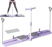 Ski Machine Exercise Equipment - Leg Strength Split Exerciser - Ski Machine Total Body Slimming Trainer for Indoor Cardio Pilates Yoga Rehabilitation Gym Apartment Fitness