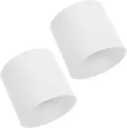 NAMOARLY 2Pcs White Golf Putting Cups Durable Cup for Backyard Practice Protects and Supports Flags Training Accessory for Golf Enthusiasts