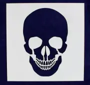 Large Skull Stencil 14 Mil 12" X 12" Painting /Crafts/ Templates