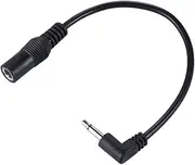 zolyet 5.5mm* 2.1/2.5mm to 3.5mm(1/8″) Tip Power Supply Converter Cable for Guitar Effect 1-Pack