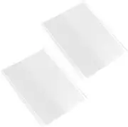 ERINGOGO 2Pcs Transparent Notebook Protection Covers Book Protection Film for Scrapbooks and Notebooks Thick Clear Cover for Maximum Scratch Resistance