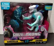 Godzilla X Kong Empire Godzilla vs. Shimo Bone Cage Diorama Set Playmates