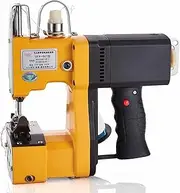 Industrial Portable Electric Bag Stitching Closer, Mini Sewing Machine, Beginners Double Thread Closing Sealing Stitcher, Automatic Packing Machines with Needle Protector for Burlap
