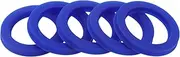 X AUTOHAUX Universal Oil Seal UN Lip Seal Ring Rotary Shaft Seal 40x55x7mm High Pressure TPU Blue 5 Pcs
