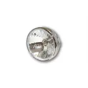 SHIN YO 7 inch headlight RENO 2, chrome, clear glass, silver