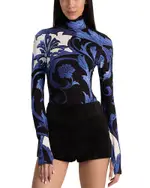 Alice and Olivia Delaina Turtleneck Top