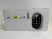 NEST X YALE Smart Lock Satin Nickel with Connect