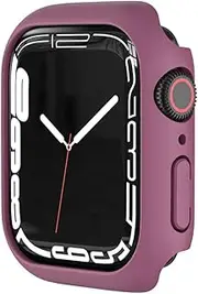 Compatible for Apple Watch Case 45mm 41mm Hard PC Case Frame [NO Screen Protector] Protective Cover for iwatch 45mm 41mm Anti-Scratch Bumper for Apple Watch Series 7
