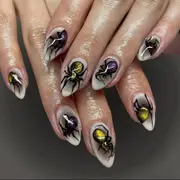 【Halloween】Limited Edition 3D Hand-Painted Spider Press-On Nails