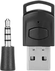 XUMIUZIY Bluetooth 5.0 USB Audio Transmitter for PS 5 / PS 4 / Swi tch, Wireless Audio Adapter for PC, Bluetooth Sound Transmitter with Wireless Microphone (Plug & Play)
