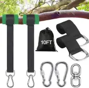 Tree Swing Straps, Tree Swing Hanging Strap Kits with Heavy Duty Carabiners,