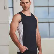 MEDAL - Men Contrast Sports Singlet