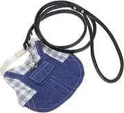 Toyvian Rabbit Pet Harness with Adjustable Waist Belt Comfortable Vest for Small Dogs Cats Cute Bunny Outfit for Outdoor Activities Easy to Wear Remove