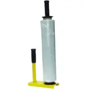 HAND HELD STRETCH WRAP DISPENSER - pallet bundling shrink holder handle
